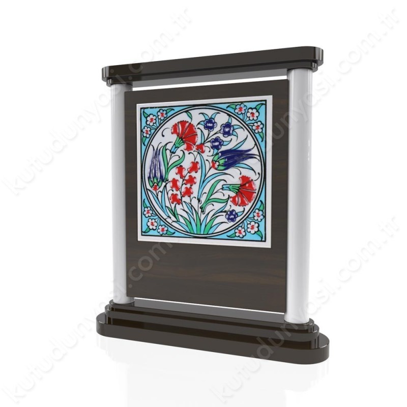 CP 107 Wooden Award With Ceramic Glaze