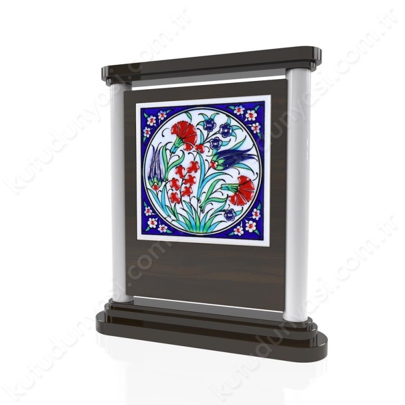 CP 107 Wooden Award With Ceramic Glaze