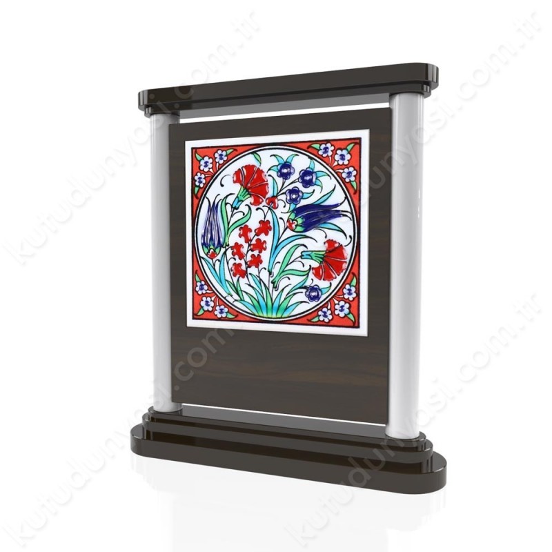 CP 107 Wooden Award With Ceramic Glaze