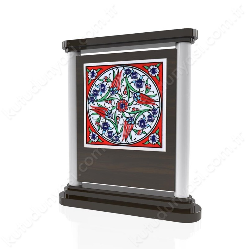CP 107 Wooden Award With Ceramic Glaze