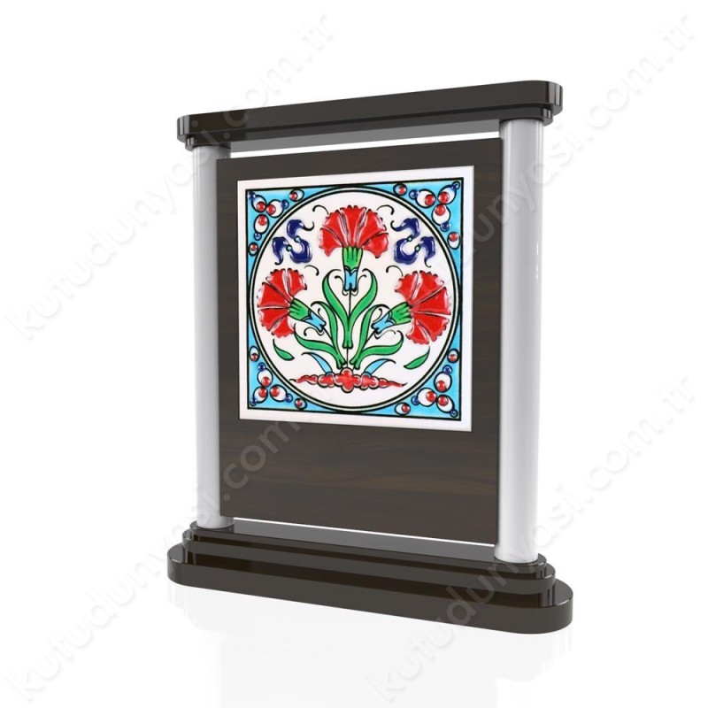 CP 107 Wooden Award With Ceramic Glaze