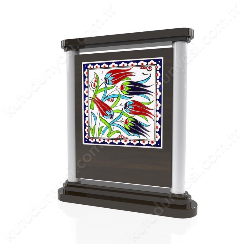 CP 107 Wooden Award With Ceramic Glaze