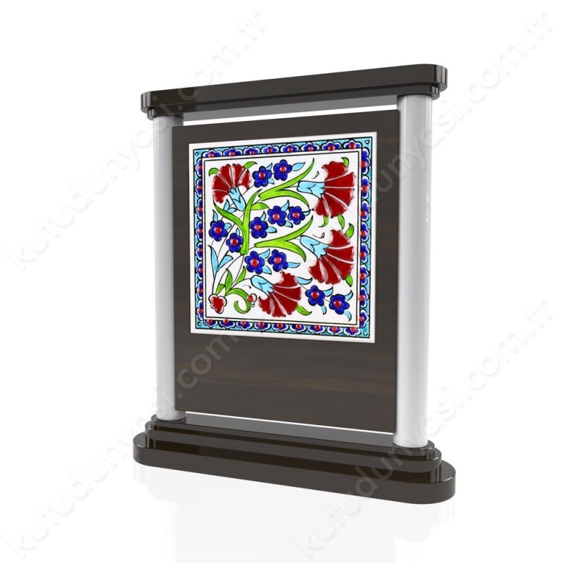CP 107 Wooden Award With Ceramic Glaze