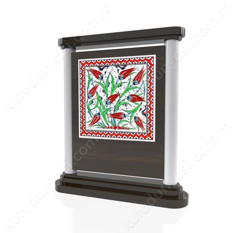 CP 107 Wooden Award With Ceramic Glaze