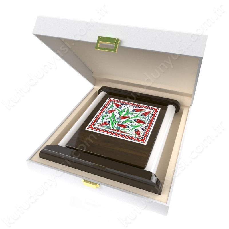 CP 107 Wooden Award With Ceramic Glaze