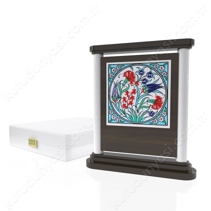 CP 107 Wooden Award With Ceramic Glaze