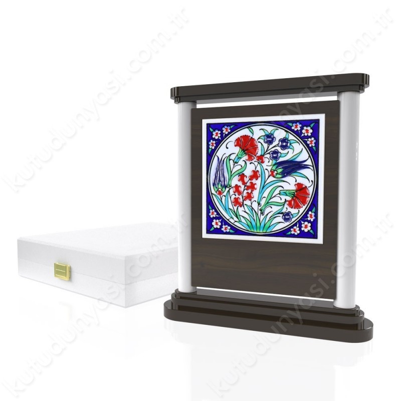 CP 107 Wooden Award With Ceramic Glaze