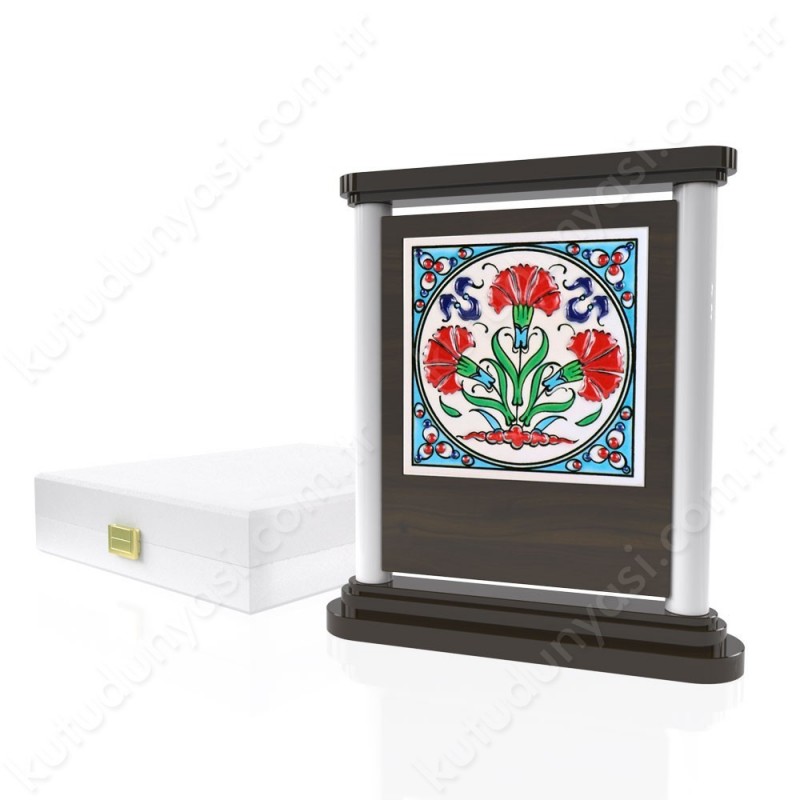 CP 107 Wooden Award With Ceramic Glaze