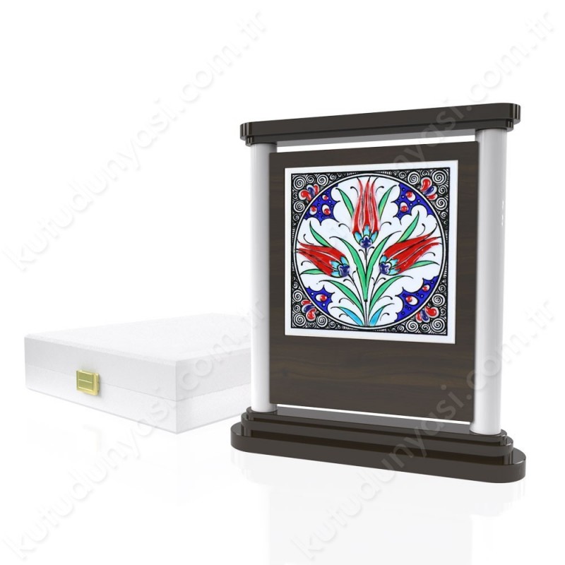 CP 107 Wooden Award With Ceramic Glaze