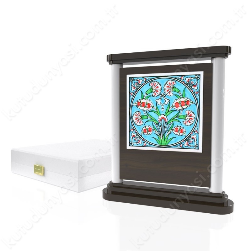 CP 107 Wooden Award With Ceramic Glaze