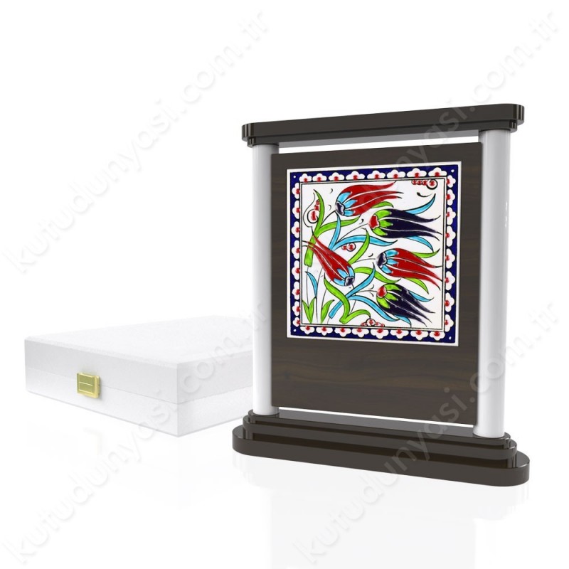 CP 107 Wooden Award With Ceramic Glaze