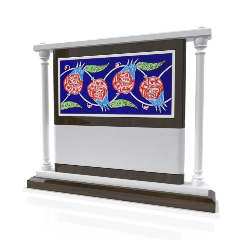 CP 106 Wooden Award With Ceramic Glaze