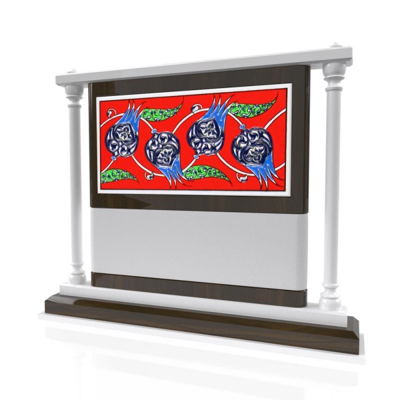 CP 106 Wooden Award With Ceramic Glaze