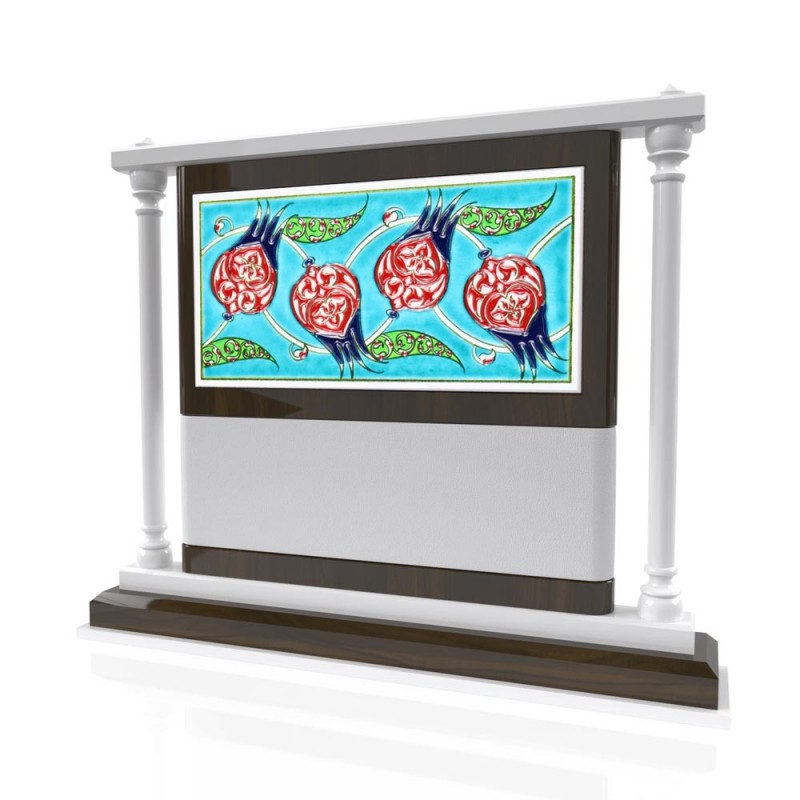 CP 106 Wooden Award With Ceramic Glaze