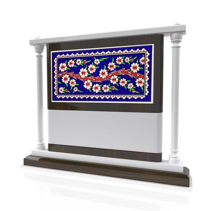CP 106 Wooden Award With Ceramic Glaze