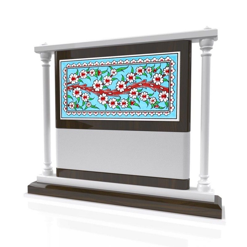 CP 106 Wooden Award With Ceramic Glaze
