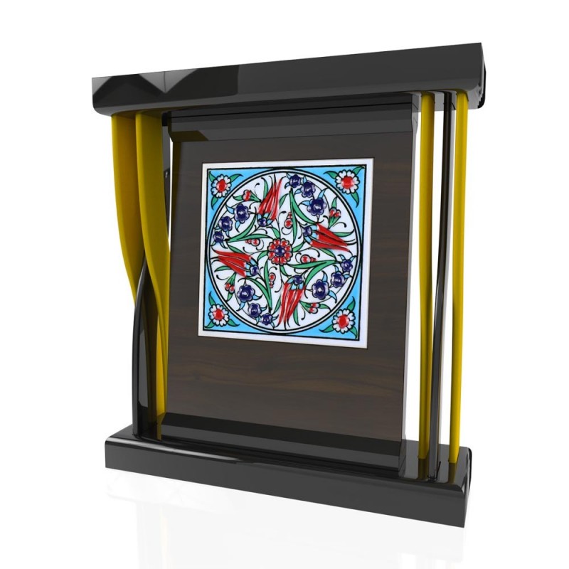 CP 112 Wooden Award With Ceramic Glaze
