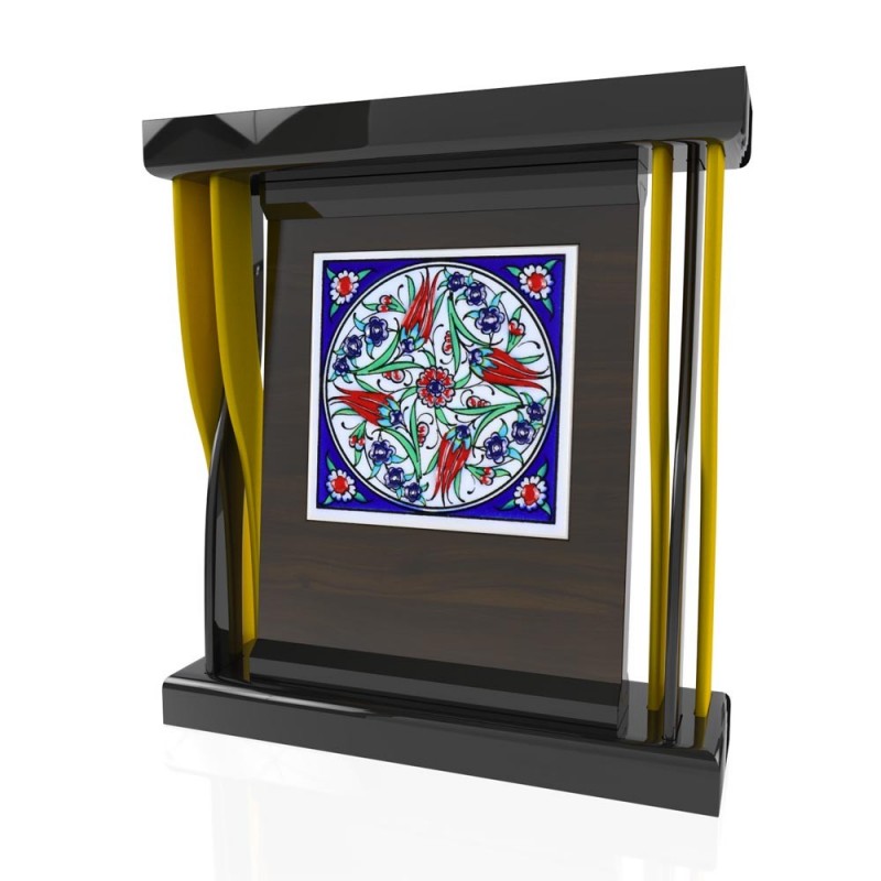 CP 112 Wooden Award With Ceramic Glaze