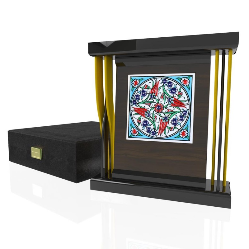 CP 112 Wooden Award With Ceramic Glaze