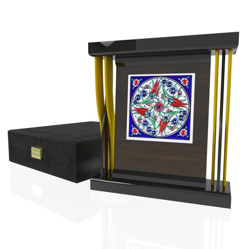 CP 112 Wooden Award With Ceramic Glaze