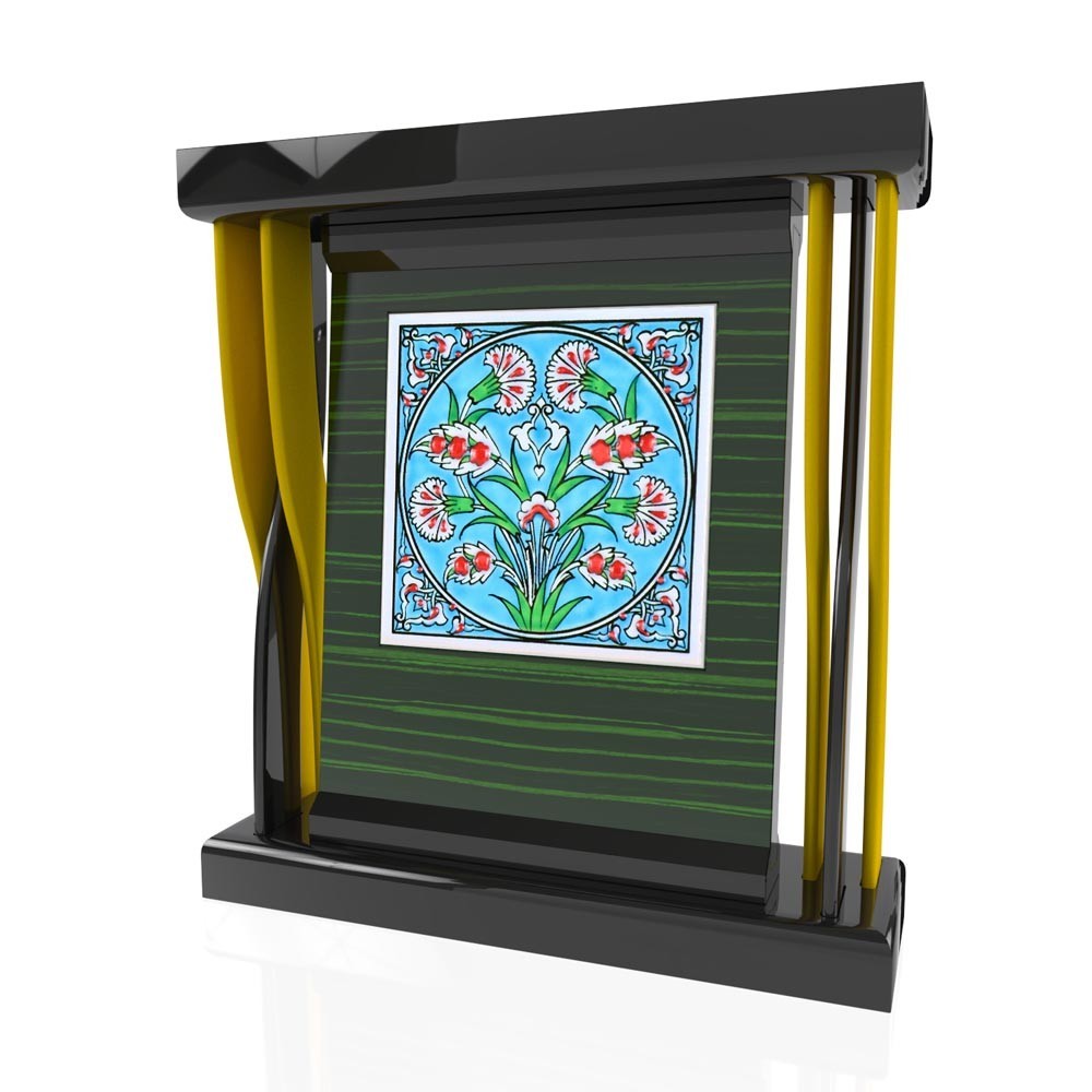 CP 112 Wooden Award With Ceramic Glaze