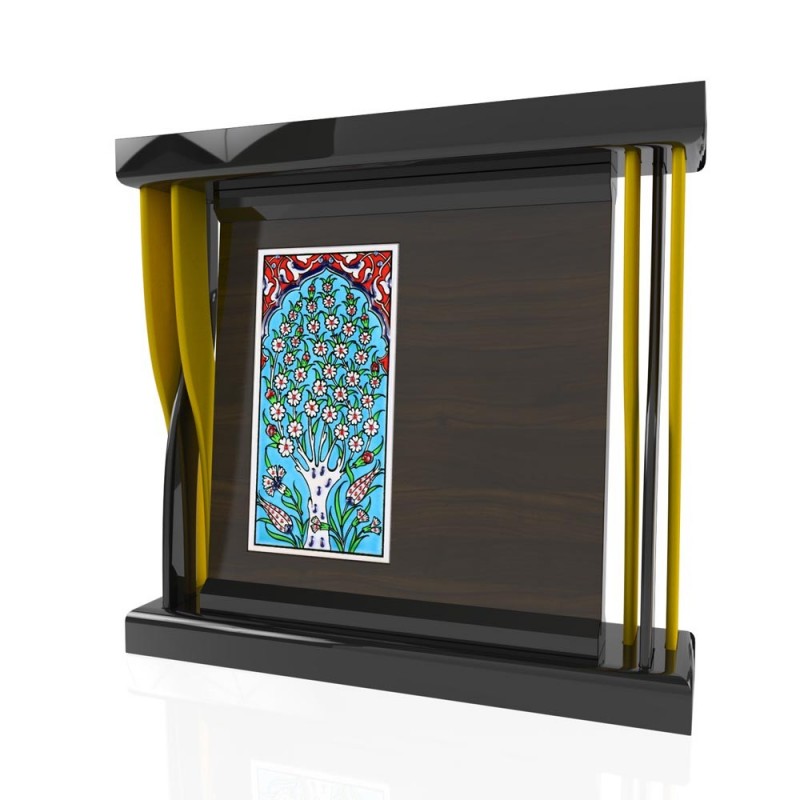 CP 113 Wooden Award With Ceramic Glaze