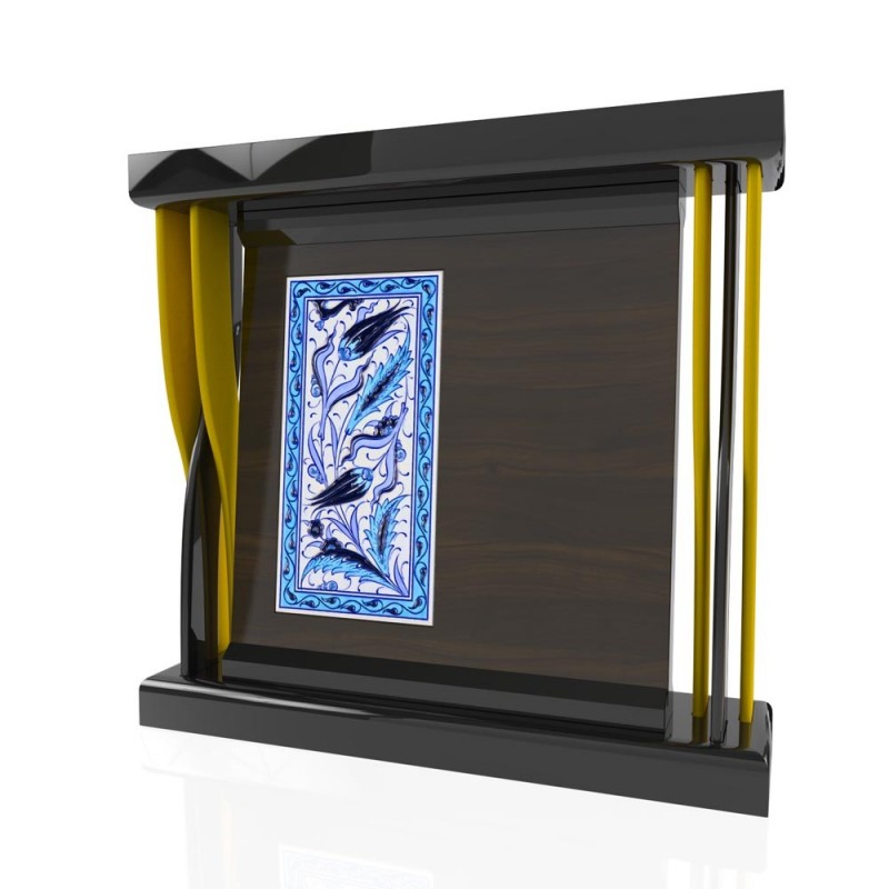 CP 113 Wooden Award With Ceramic Glaze