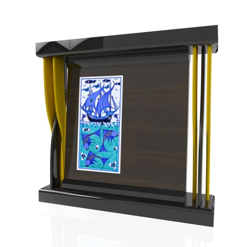 CP 113 Wooden Award With Ceramic Glaze