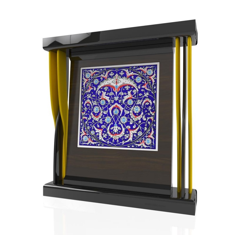 CP 114 Wooden Award With Ceramic Glaze