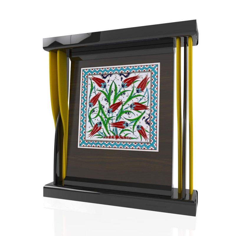 CP 114 Wooden Award With Ceramic Glaze