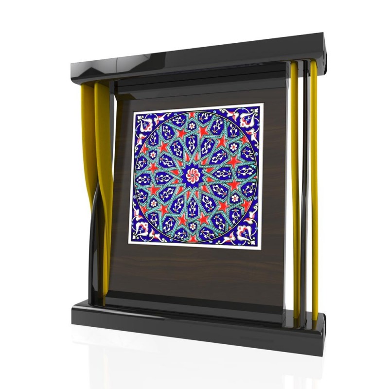 CP 114 Wooden Award With Ceramic Glaze