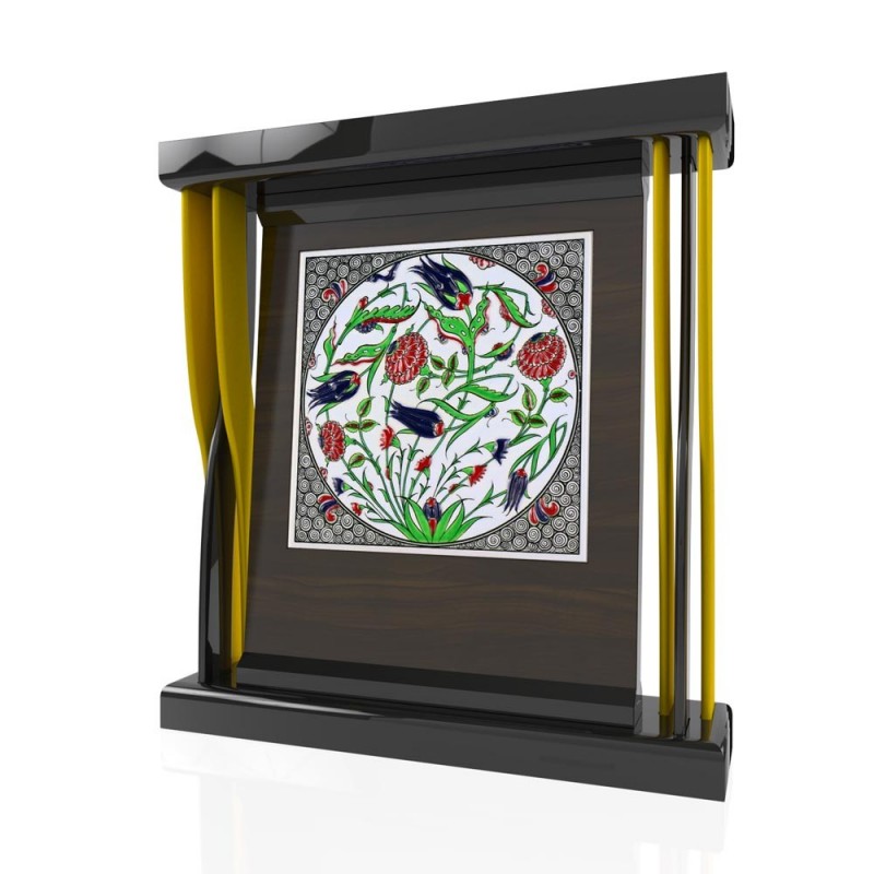 CP 114 Wooden Award With Ceramic Glaze
