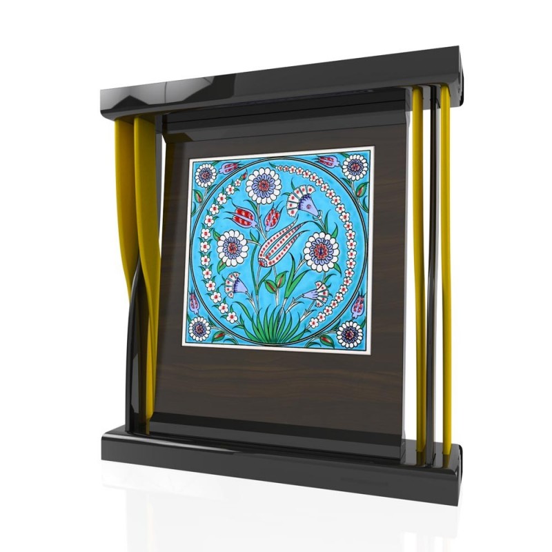 CP 114 Wooden Award With Ceramic Glaze