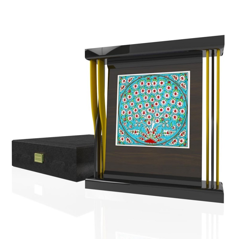 CP 114 Wooden Award With Ceramic Glaze