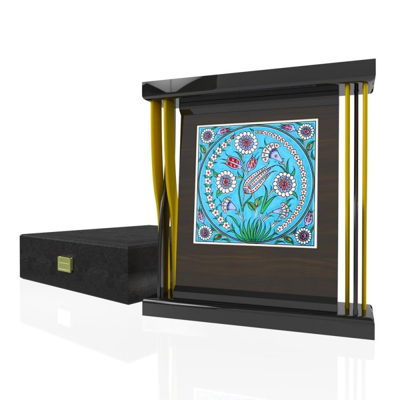 CP 114 Wooden Award With Ceramic Glaze