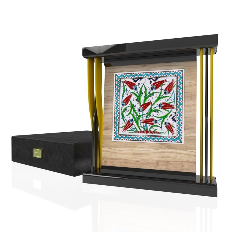 CP 114 Wooden Award With Ceramic Glaze