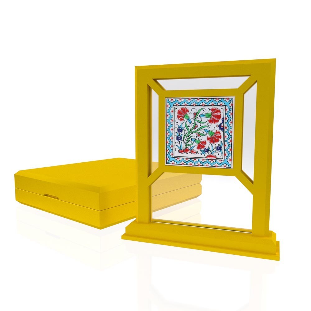 CP 117 Wooden Award With Ceramic Glaze