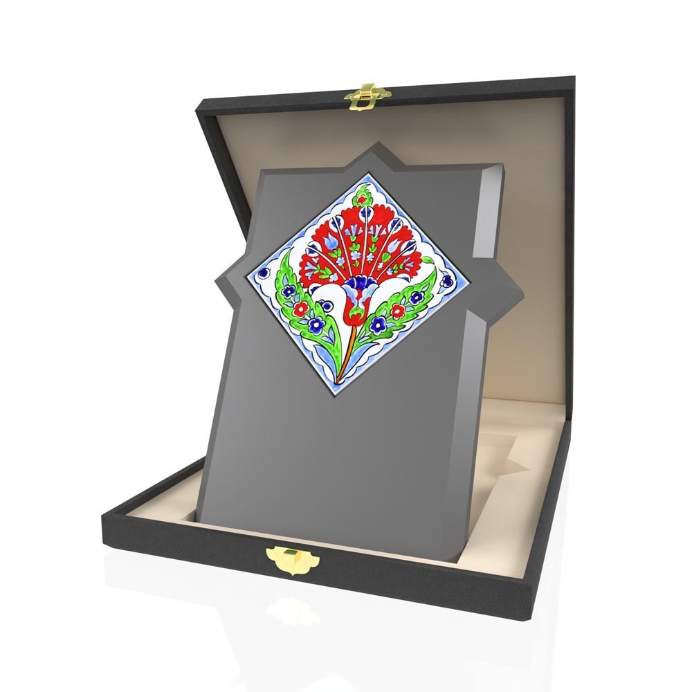 CP 119 Wooden Award With Ceramic Glaze