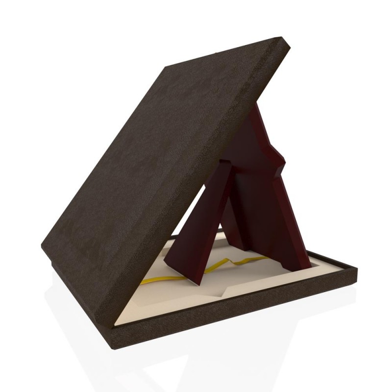 CP 119 Wooden Award With Ceramic Glaze