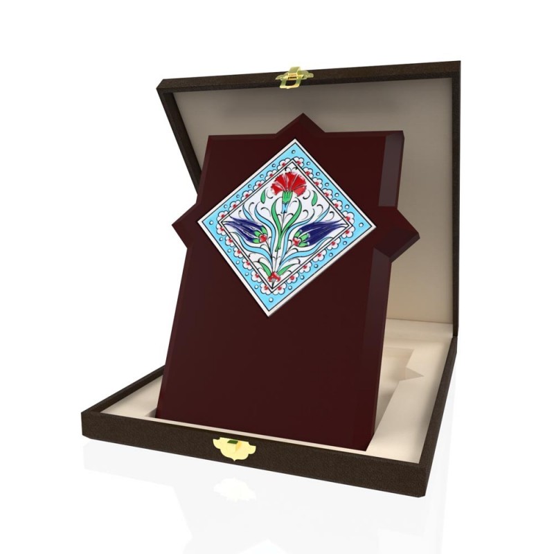 CP 119 Wooden Award With Ceramic Glaze