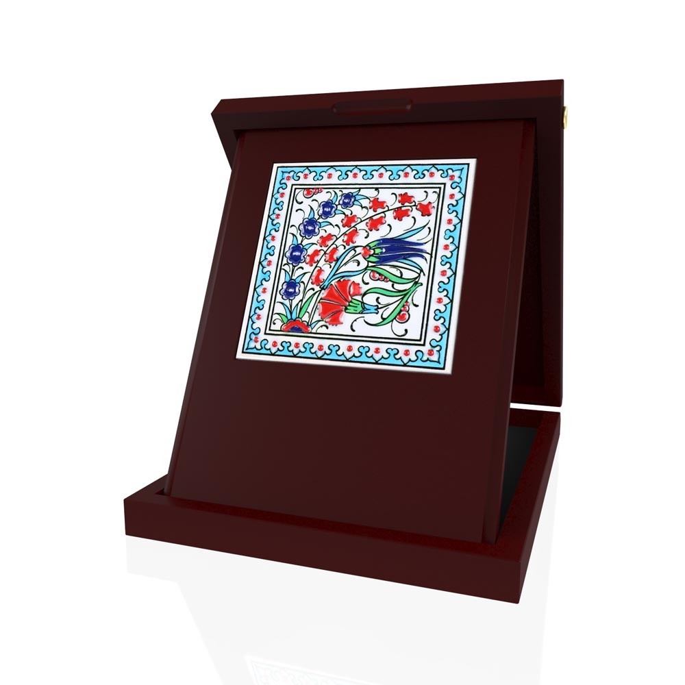 CP 121 Wooden Award With Ceramic Glaze