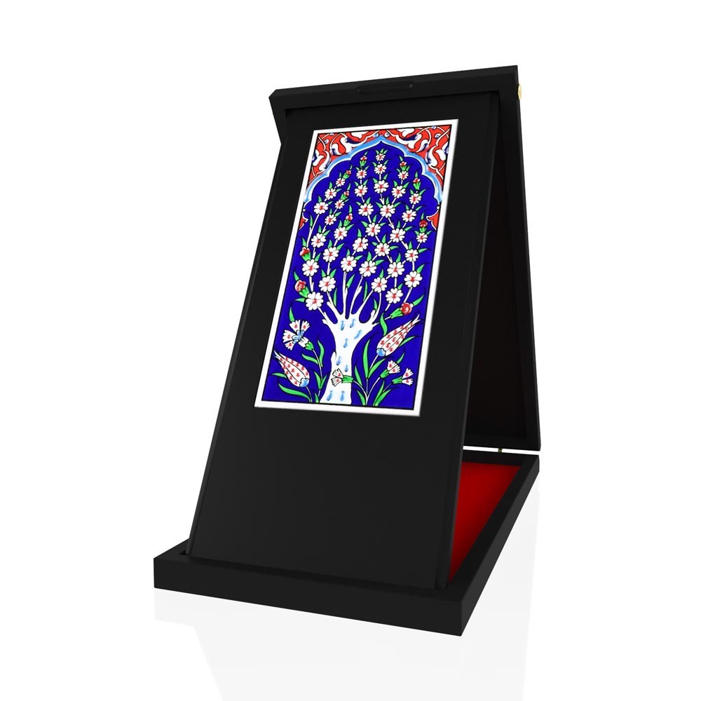 CP 122 Wooden Award With Ceramic Glaze