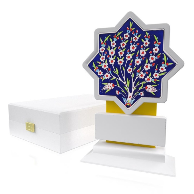CP 123 Wooden Award With Ceramic Glaze