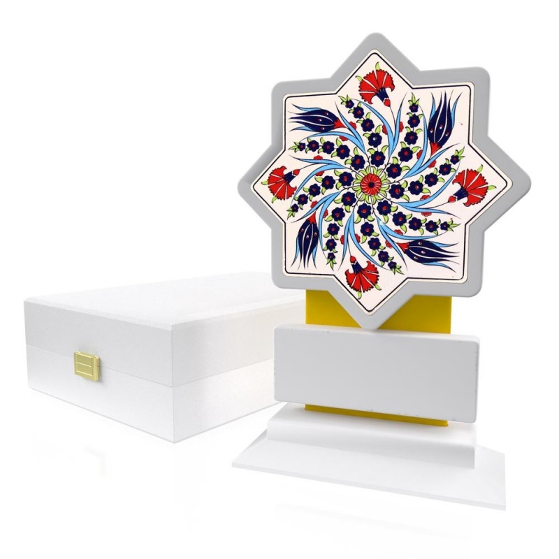 CP 123 Wooden Award With Ceramic Glaze