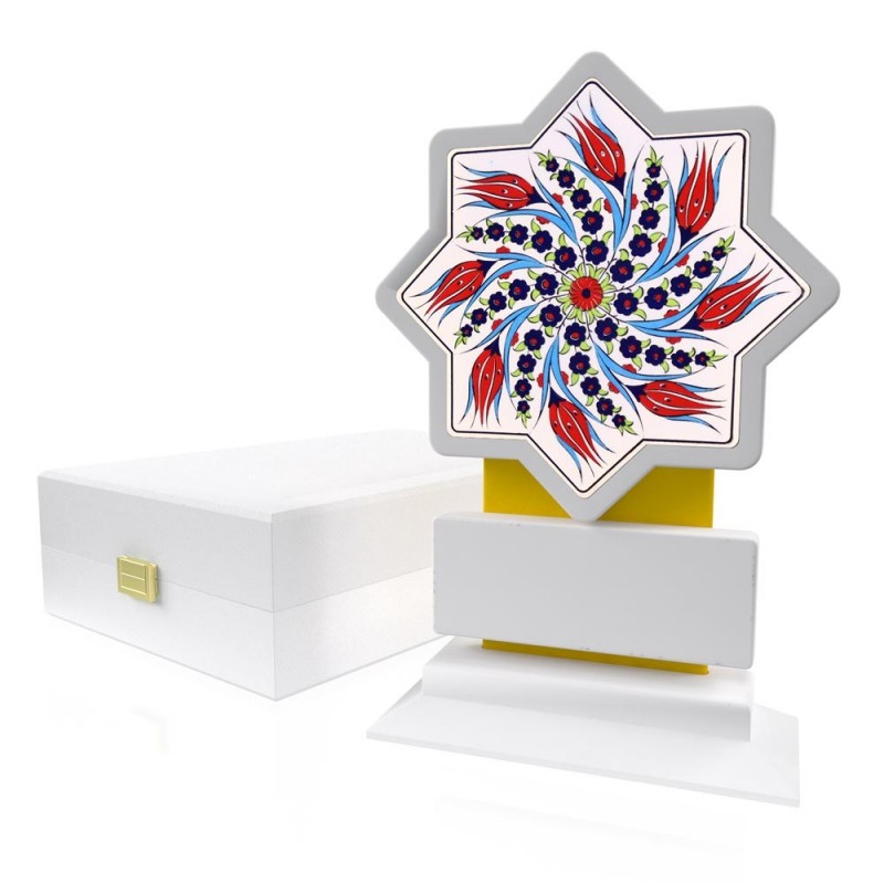 CP 123 Wooden Award With Ceramic Glaze