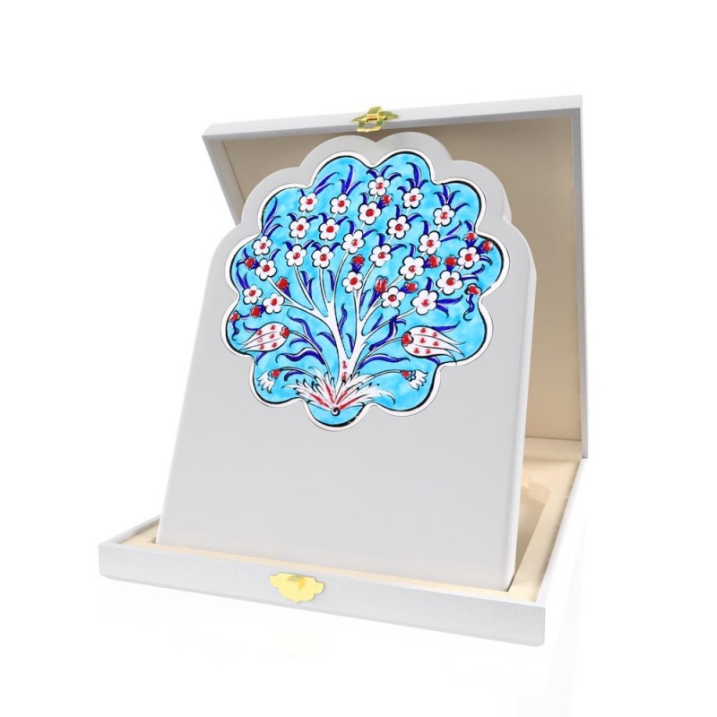 CP 124 Wooden Award With Ceramic Glaze