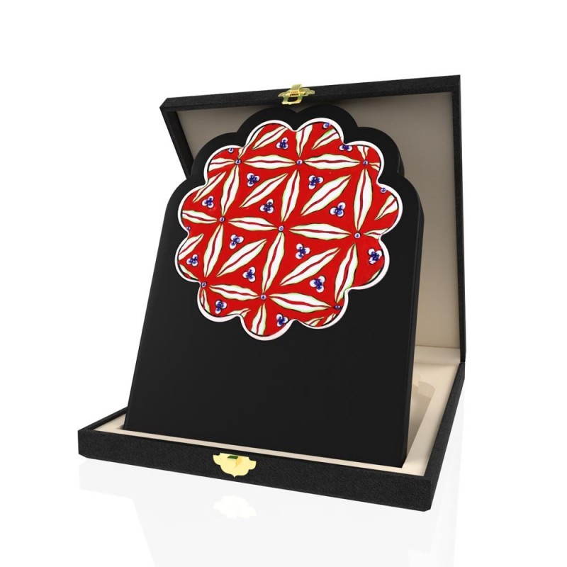CP 124 Wooden Award With Ceramic Glaze