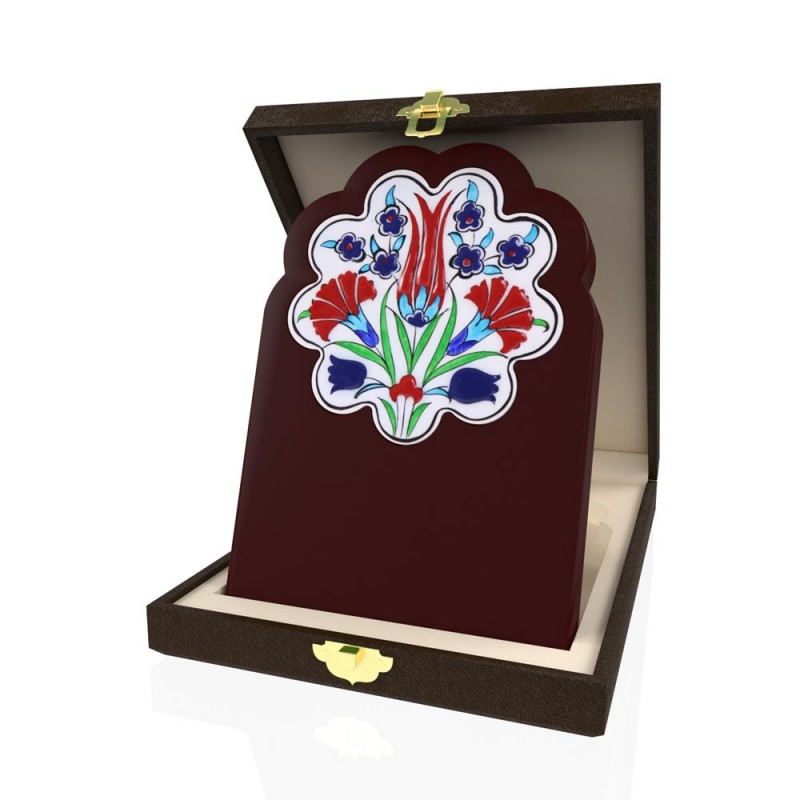 Wooden Award With Ceramic Glaze