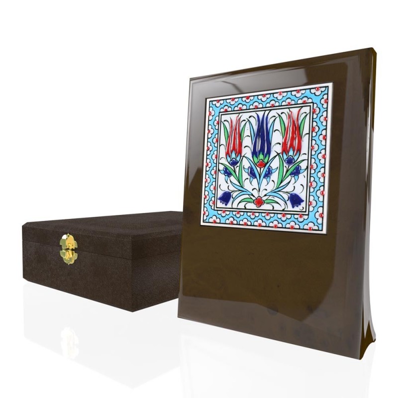 CP 129 Wooden Award With Ceramic Glaze