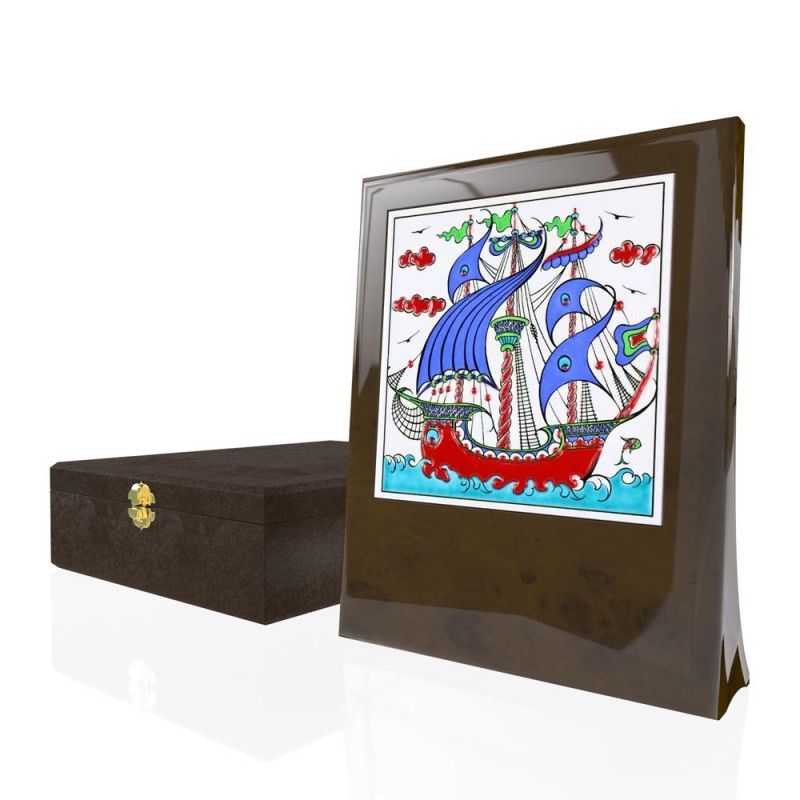CP 130 Wooden Award With Ceramic Glaze